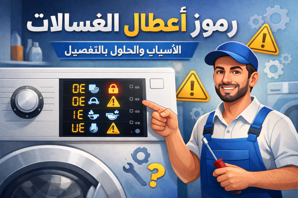 رموز أعطال الغسالات