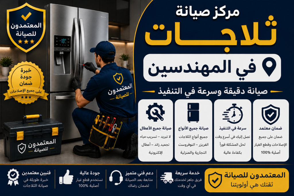 صيانة ثلاجات في المهندسين