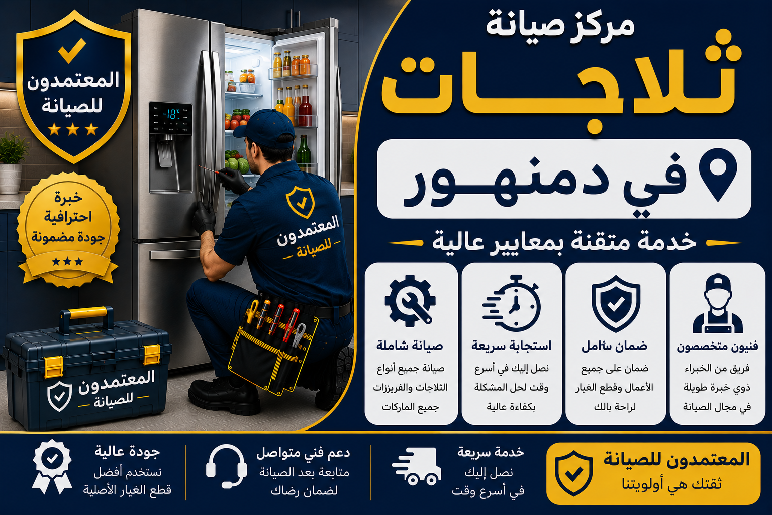 صيانة ثلاجات في دمنهور