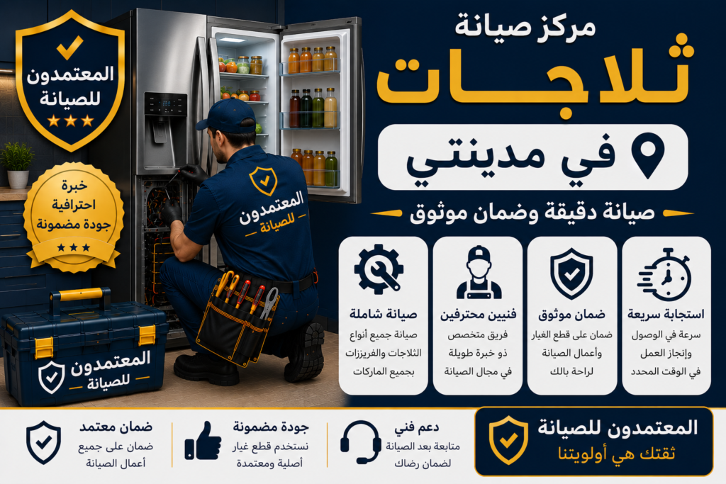 صيانة ثلاجات في مدينتي