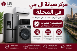 مركز صيانة ال جي في المحلة – المعتمدون للصيانة | فحص شامل وإصلاح مضمون