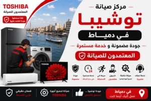 مركز صيانة توشيبا في دمياط – المعتمدون للصيانة | جودة مضمونة وخدمة مستمرة