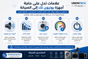 علامات تدل على حاجة أجهزة يونيون تك إلى الصيانة والفحص الفني