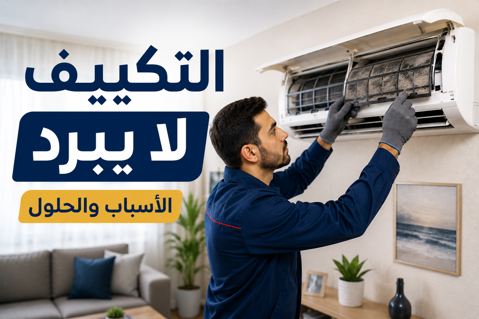 التكييف لا يبرد